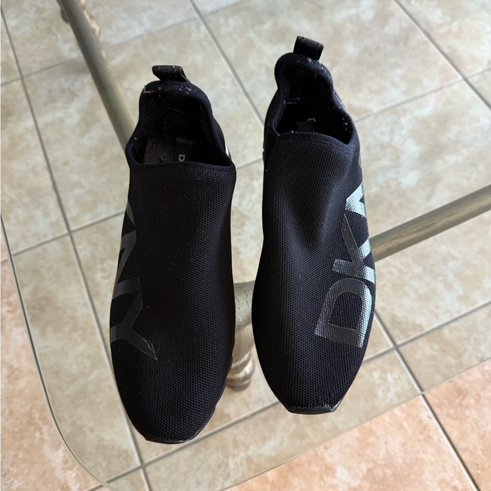 DKNY Black Slip-On Sneakers